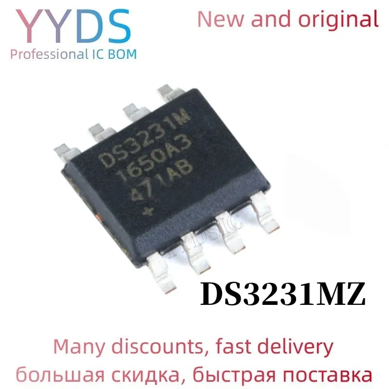 

5PCS DS3231MZ DS3231MZ+TRL DS3231MZ+ SOP8 DS3231M SOP-8 DS3231 SOP and