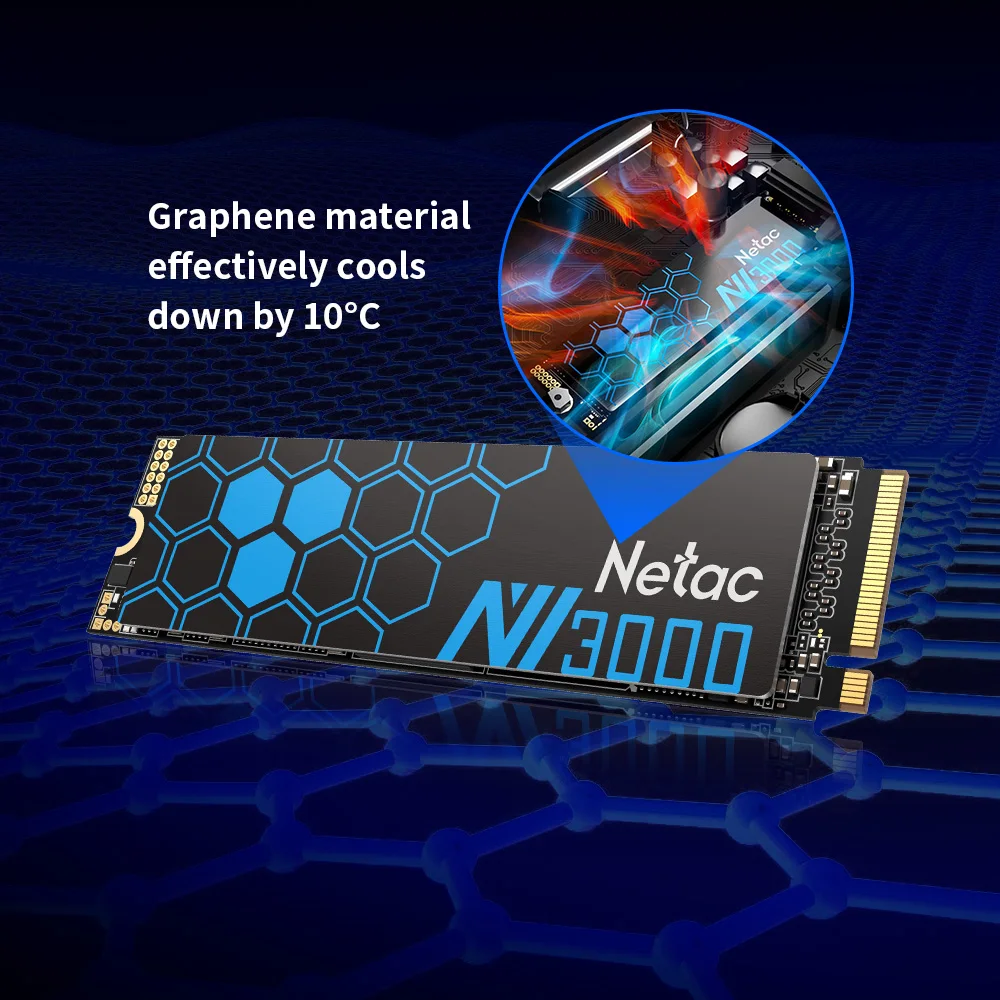 SSD-накопитель Netac M2 NVME 1 ТБ 500 Гб 250 ГБ M.2 PCIe 3100 Мб/с |