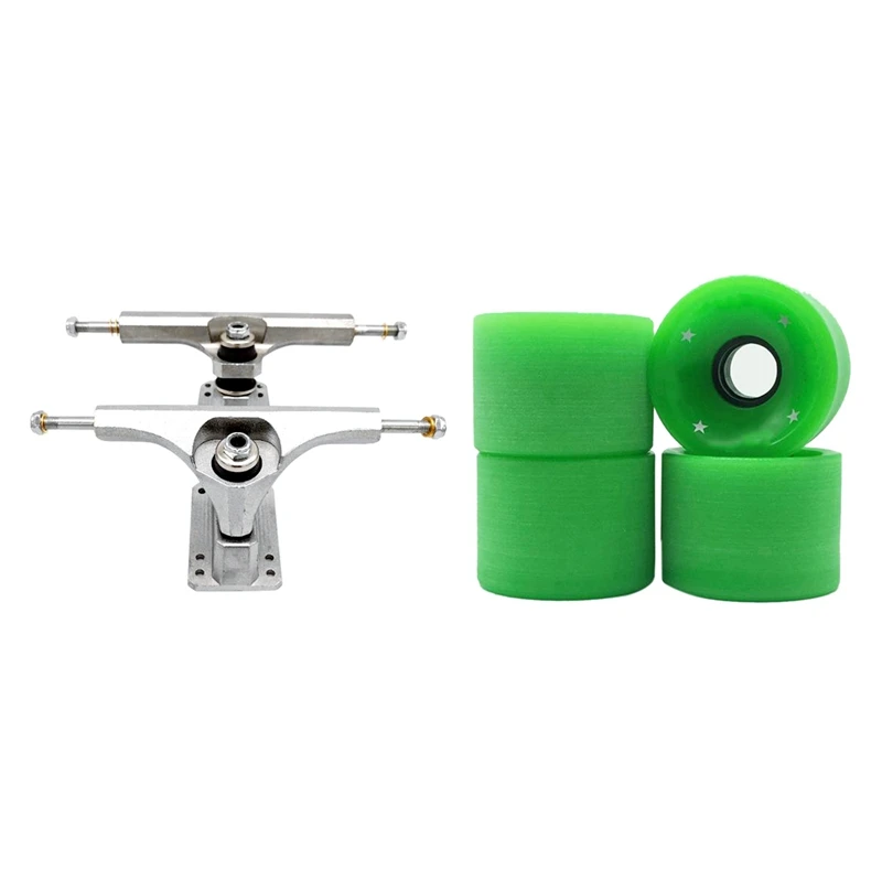 

6,25 дюймовый Кронштейн Рулевого управления для серфинга скейта грузовика рыбы с матовым большим скользящим шкивом 80 А разливные колеса 70x51 м...