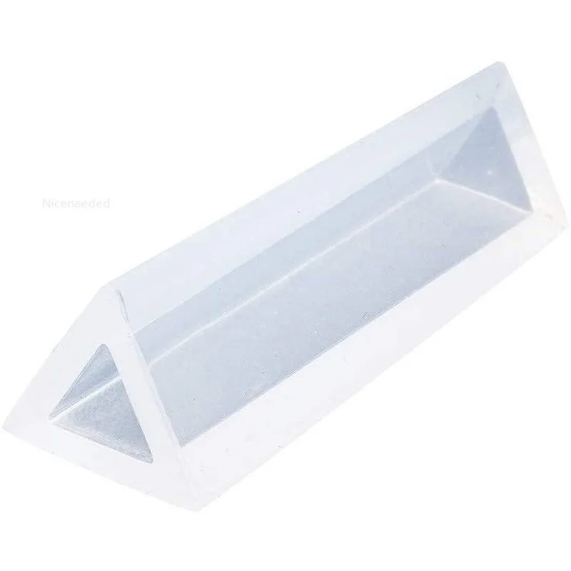 

10PCS Triangular Prism Silicone Molds DIY Resin Craft Clear Resin Casting Molds for DIY Necklace Bracelet Earring Craft Making