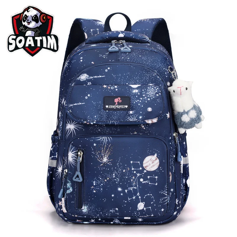 

New Children School Bags For Girls Orthopedic Backpack Kids Backpack schoolbag Primary School backpack Kids book bags mochila