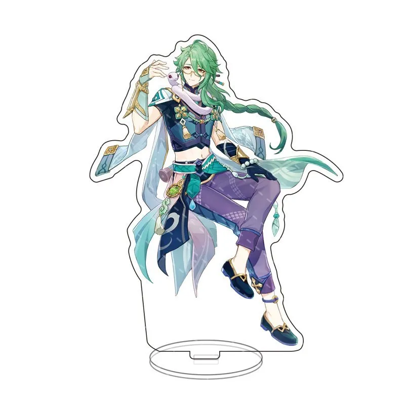 Genshin Impact Косплей акриловая подставка Baizhu Kaveh Mika Dehya Kirara стол Декор Коллекция реквизит
