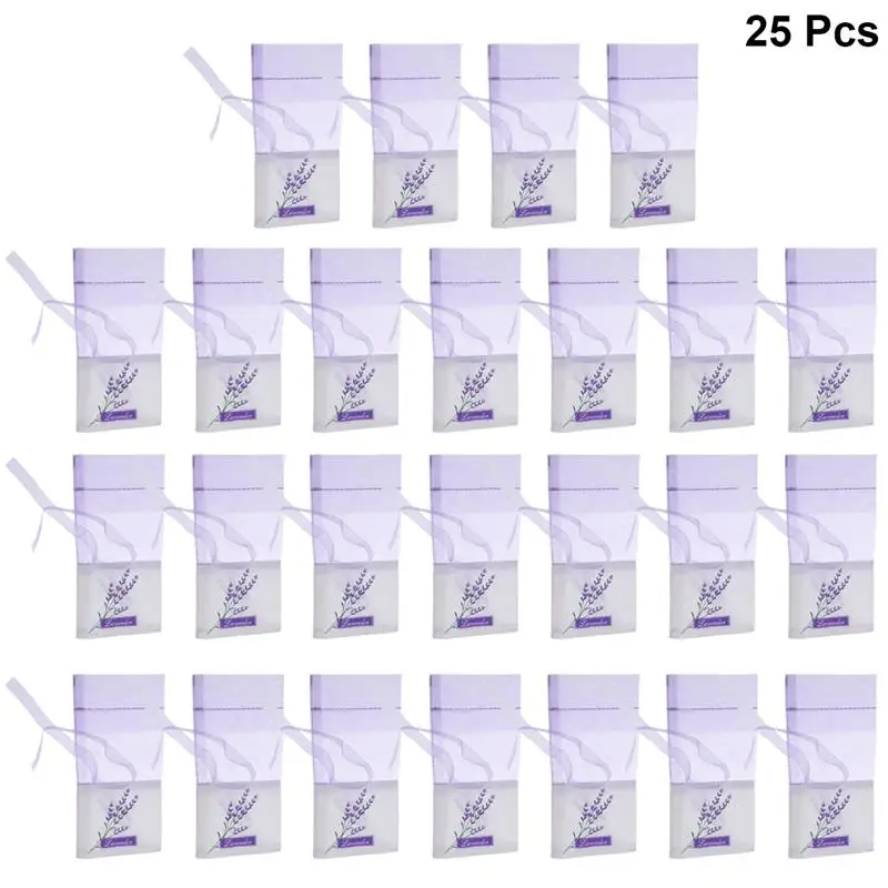 

Для дома, сумочка с лавандой, ароматные расслабляющие пакетики, пустые пакеты с цветочным рисунком лаванды, 25/30 шт., саше с принтом