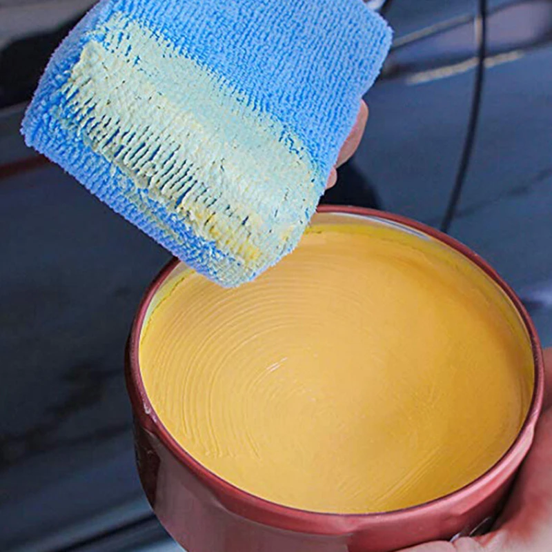 

1/10pcs Microfiber Car Washing Sponge Automobile Cleaning Cloths Car Wax Polishing Pad 12cm*8cm*4cm