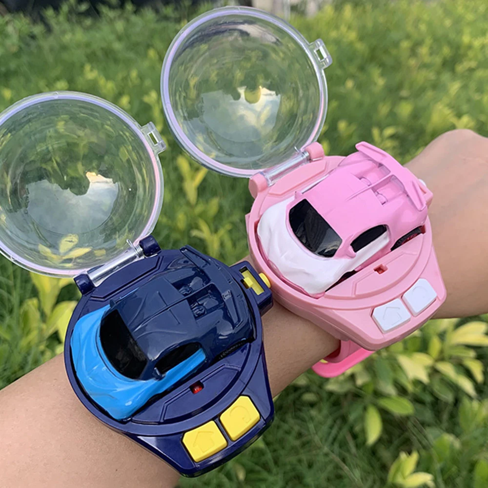 

Children's Cartoon Mini Remote Control Remote Control Car Watch Toy Electric Wrist Rechargeable Wrist Racing Watch Boy Girl Gift