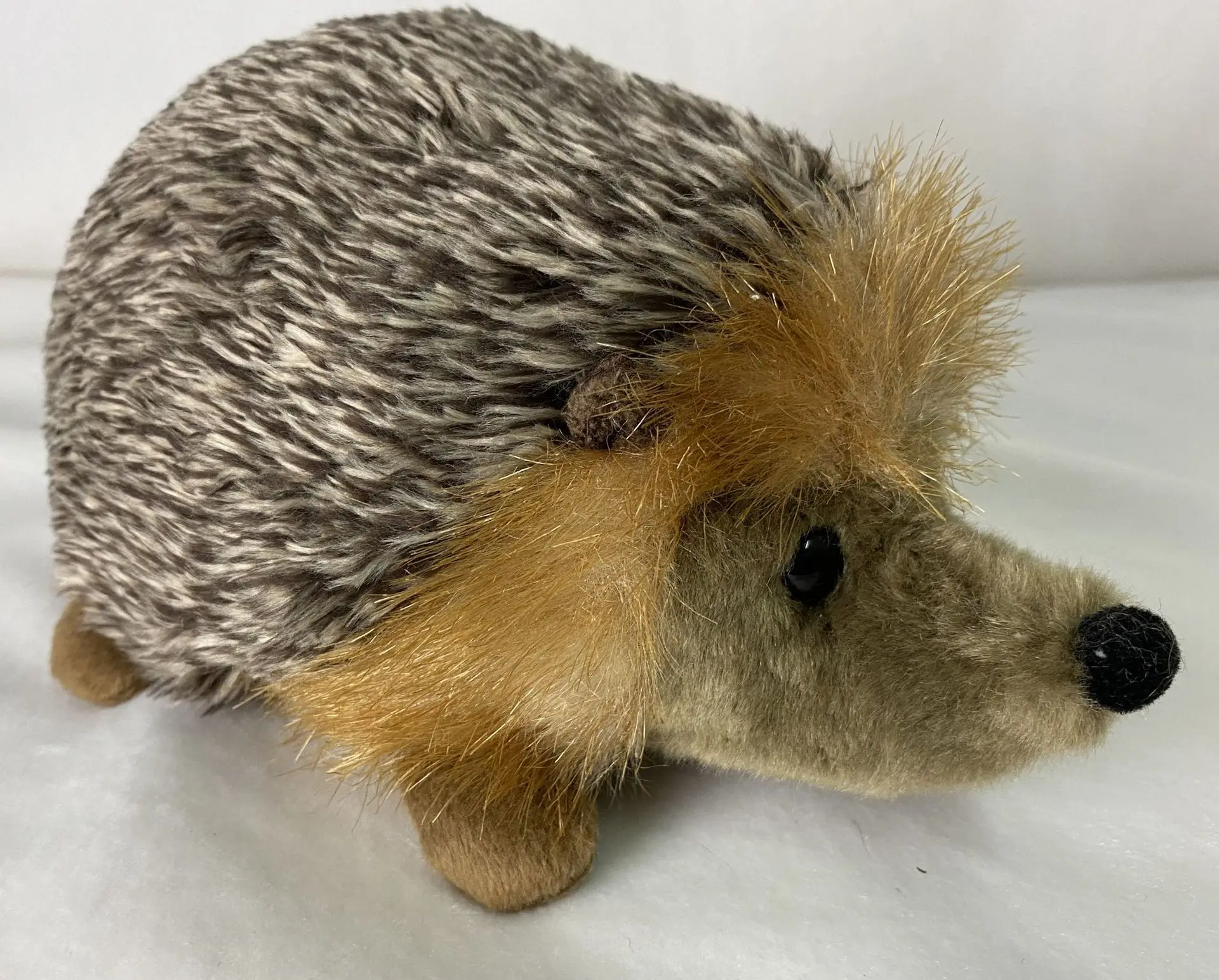 

new high quality plush hedgehog toy brown dog doll gift about 22x12cm