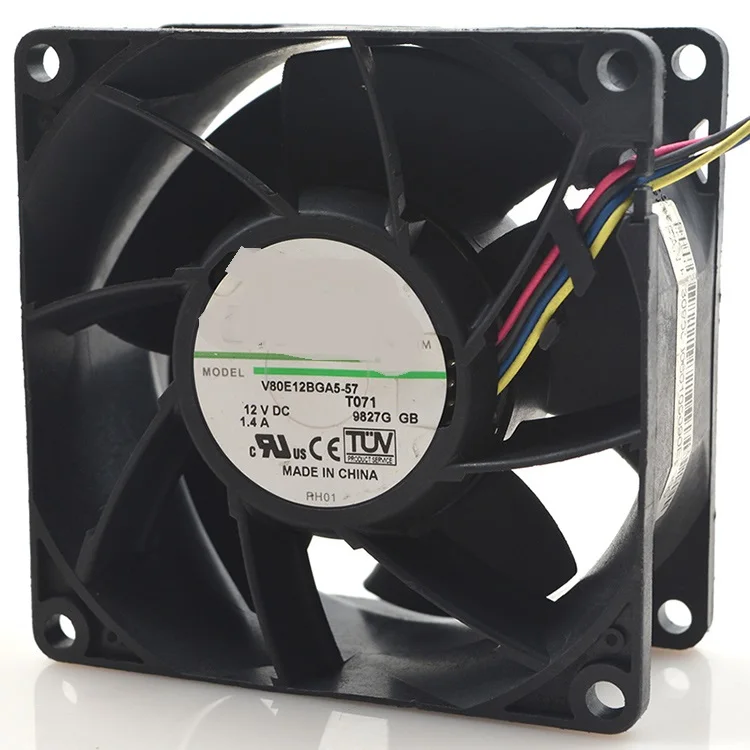 

Новый оригинальный Φ 12V 1.4A 4-проводной 8038 8 см высокоскоростной серверный вентилятор