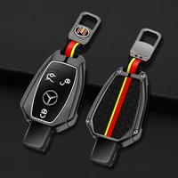 car metal remote key case cover shell for mercedes benz a b c s class amg gla cla glc w176 w221 w204 w205 auto accessories
