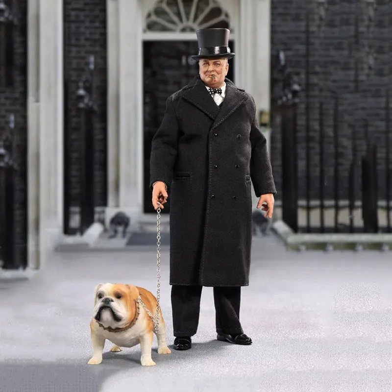 

XK80002 1/12 Scale Male Soldier Churchill British Prime Minister Model 6 Inches Full Set Action Figure Doll for Fans Hobby Gifts