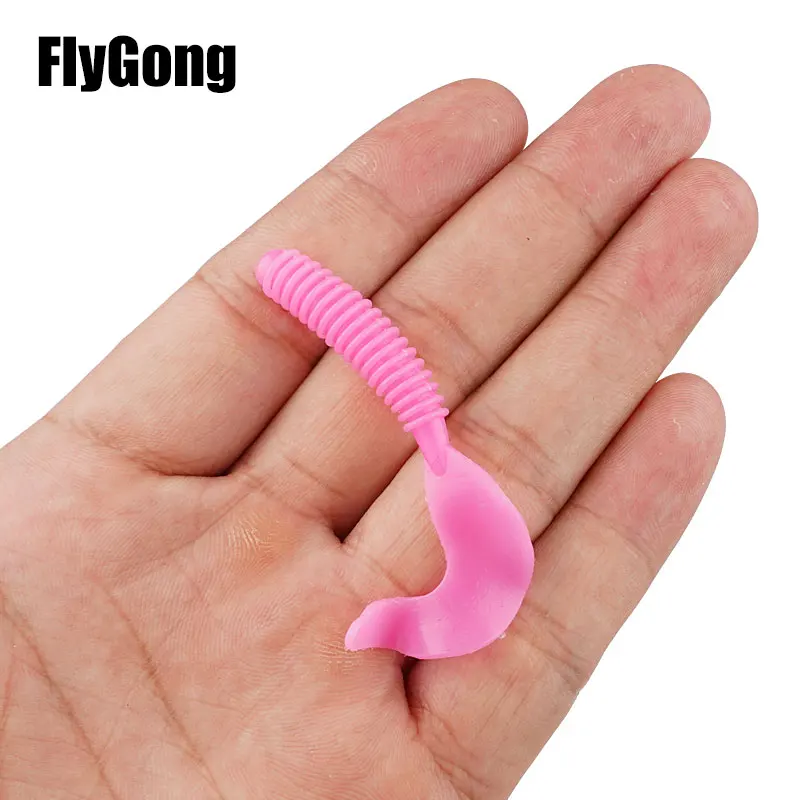 

50 шт., мягкие искусственные приманки для форели