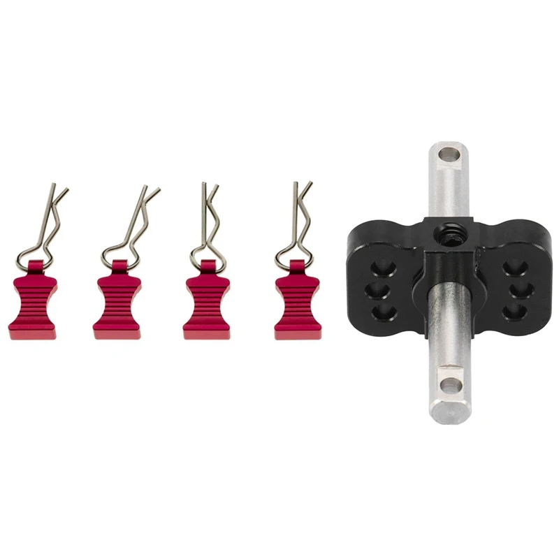 

Корпус R-типа зажимы для корпуса, 4 шт., для Axial SCX10 TRX4 и 1X, катушка дифференциального шкафчика, замок Diff, катушка