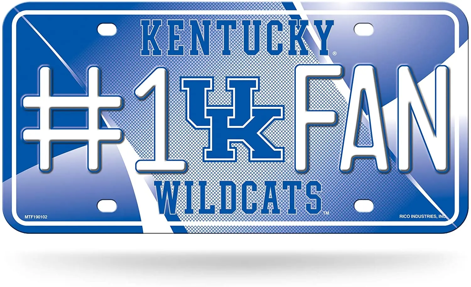 

Rico Industries NCAA Unisex-Adult Fan Metal License Plate Tag