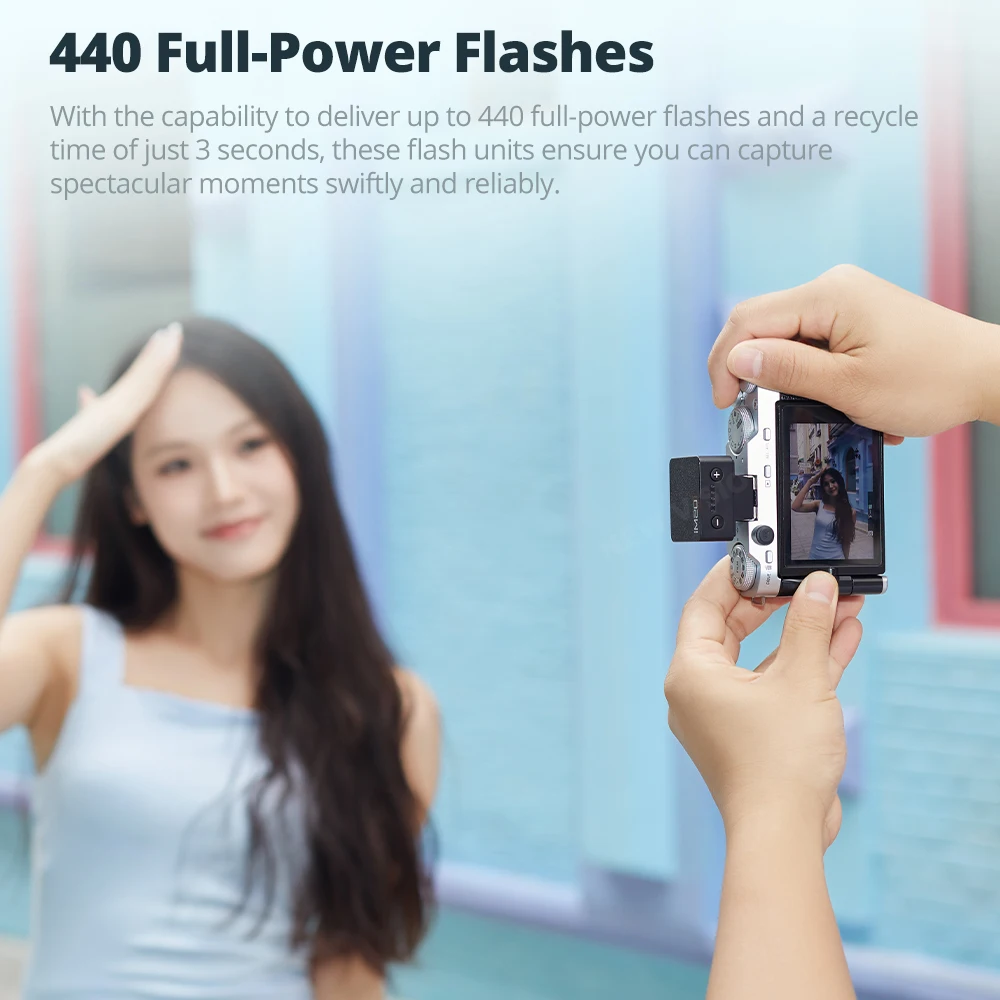 Фото Портативная мини-вспышка GODOX iFlash iM20/22 с 5 уровнями мощности, универсальное крепление для горячего башмака, подходит для различных камер. №4