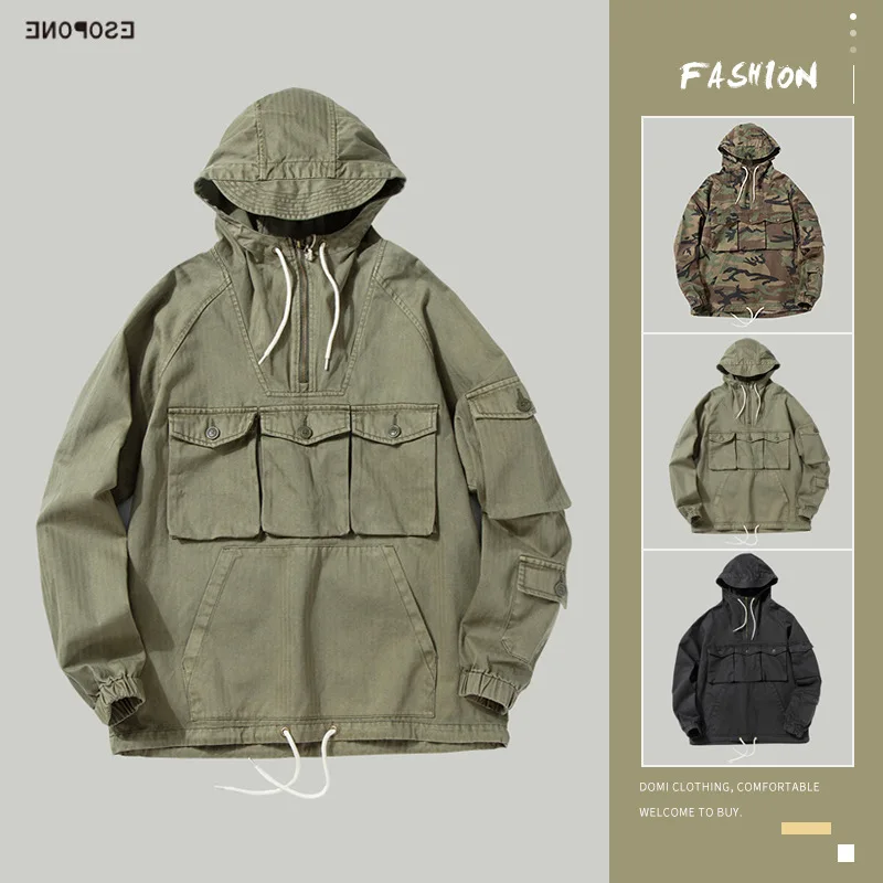 

2022 new spring and autumn new solid color re washing fashion brand sweater men's loose top men's spring and autumn men's wear