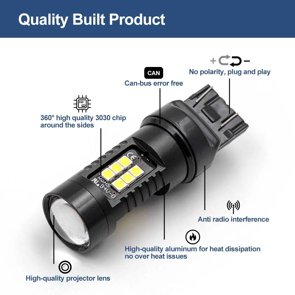 Лампы для фар головного света обновленный комплект яркий белый VW EOS 1F7 1F8 2007 2008-2015
