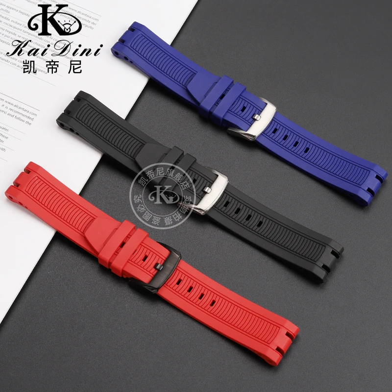 Фото Резиновый ремешок для часов Tissot 1853 T-sport Racing T115.417 Moto GP, ремешок для часов T115, мужской спортивный силиконовый ремешок для часов T115417, браслет №3