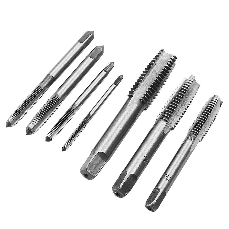 

7PCS Set 0.5-1.75mm Metric HSS Left Hand Thread Tap Pitch M3,M4,M5,M6,M8,M10,M12 woodworking tools
