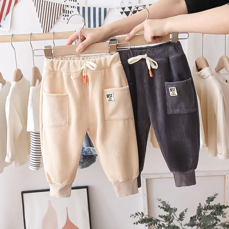 

Kids Cartoon Trousers Pants Fashion Girls Jeans Children Boys Cartoon Corduroy Kids Fashion Long Pants Baby Infant Clothing