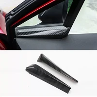 for toyota c hr chr c hr 2016 2017 2018 2019 car front door window inner triangle a colum cover trim interior moulding accessory