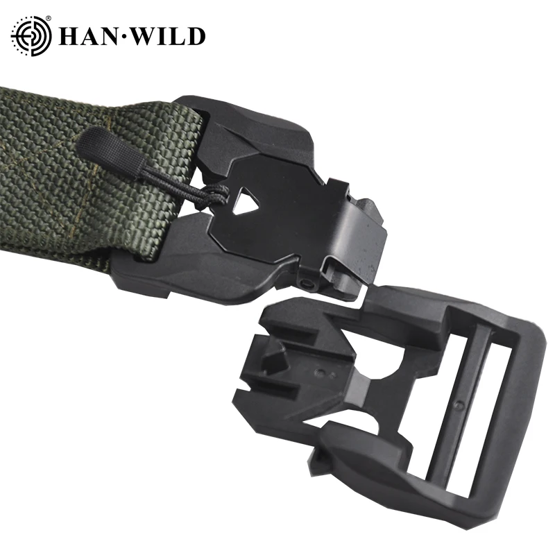 Ремень мужской тактический брезентовый пояс в армейском стиле быстросъемный