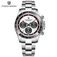 pagani design 2022 new men quartz wristwatch fashion ceramic bezel chronograph stopwatch waterproof 100m stainless watch for men