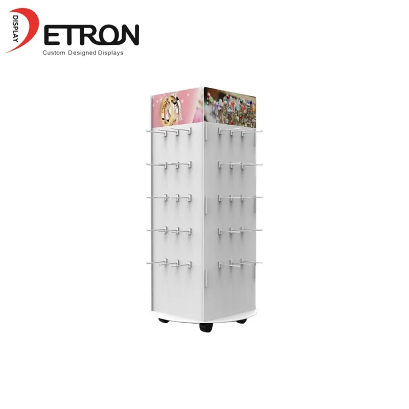 

Рекламная поворотная панель для парикмахерской, металлическая 4-ходовая витрина для наращивания волос, 30 см