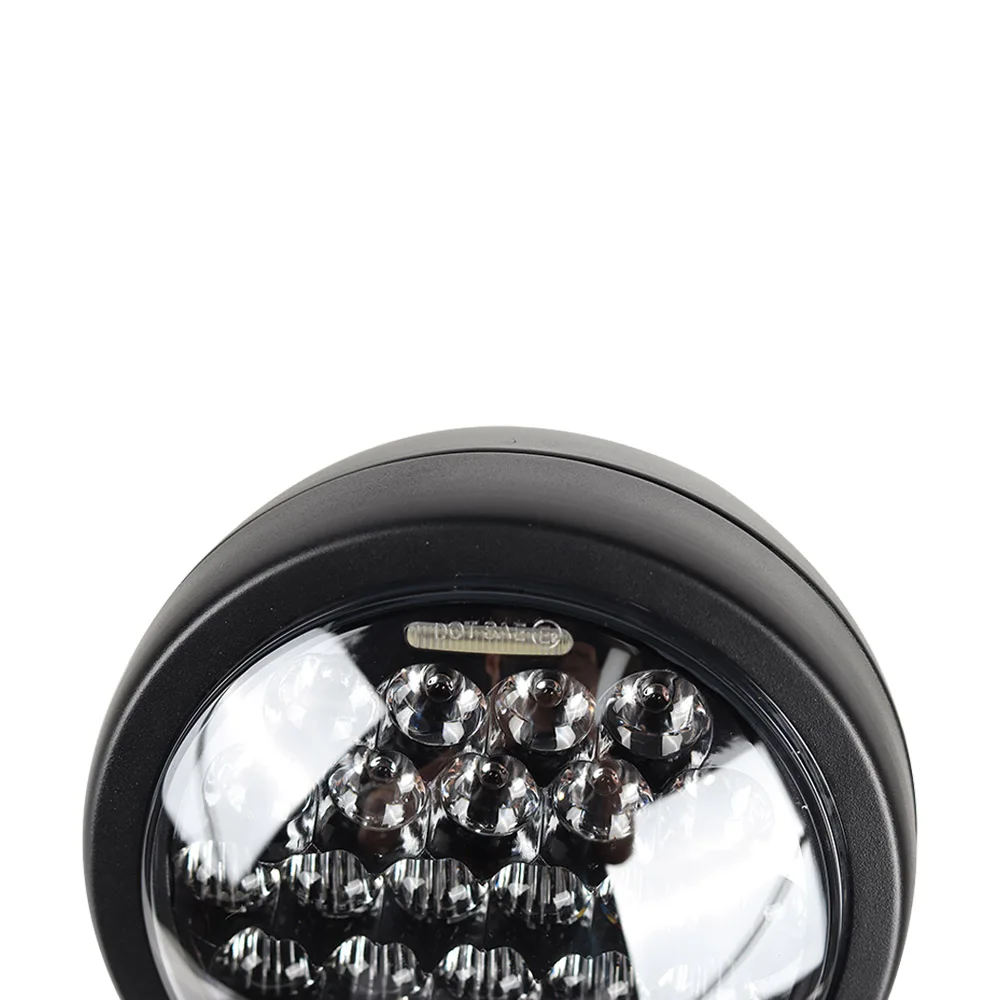 Мотоциклетная черная круглая светодиодная фара 5 75 дюйма 1 шт. лампа