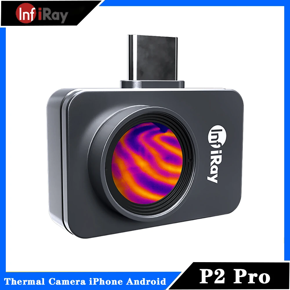 

InfiRay P2 Pro Thermal Camera for iPhone iOS Android Type-C Mobile Phone Infrared Thermal Vision Imaging 256X192 Pixels
