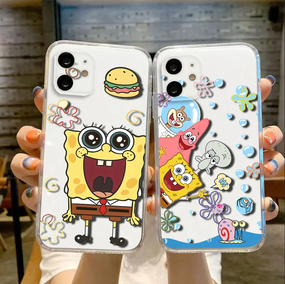 Мягкий чехол B27 SpongeBob SquarePants для LG K71 K8 Plus K9 Lite Q510 K92 Q92 Stylo 6 7 V40 V50 V60 Velvet G9 X4 Q61 Q60