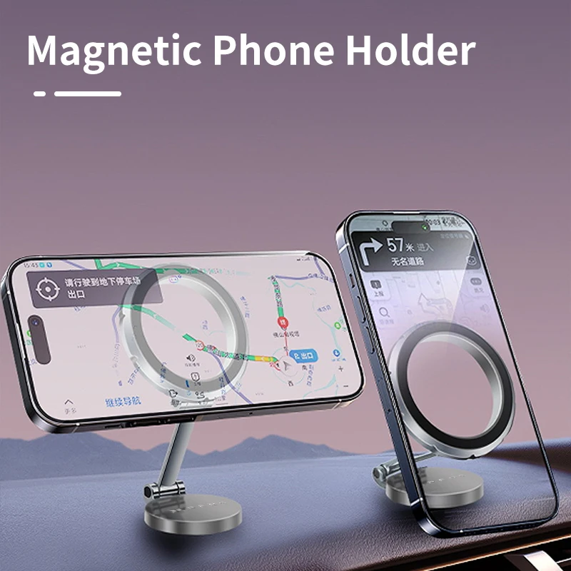 Автомобильный магнитный держатель для телефона GPS навигация устройство хранения