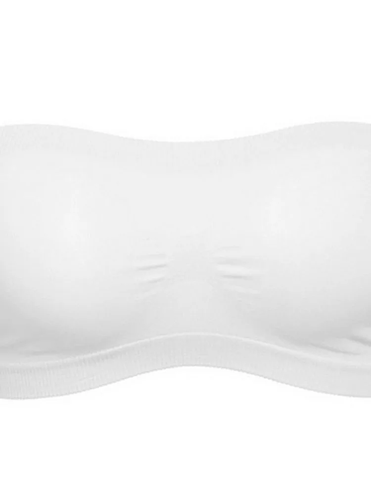 Однотонный дышащий сетчатый бюстгальтер без бретелек топы для женщин женский