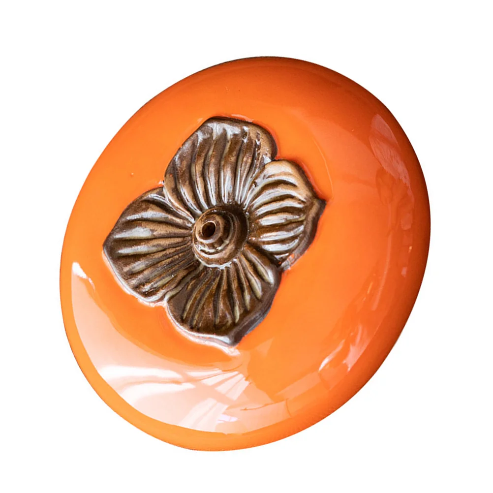 

Burner Ash Holder Catcher Tray Cone Stick Plate Coil Aromatherapy Wooden Decor Persimmon Ceramic Sticks Craftwork Yoga Ornament