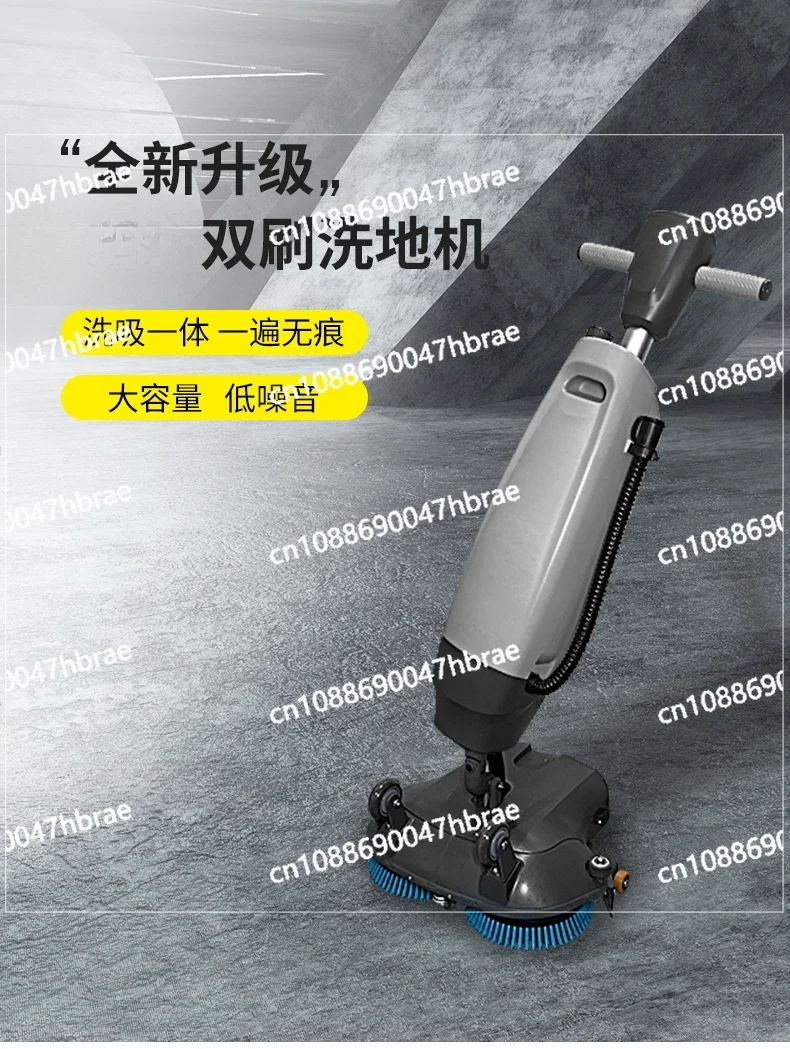 Скруббер для пола с двумя ручками дома коммерческого использования супермаркета