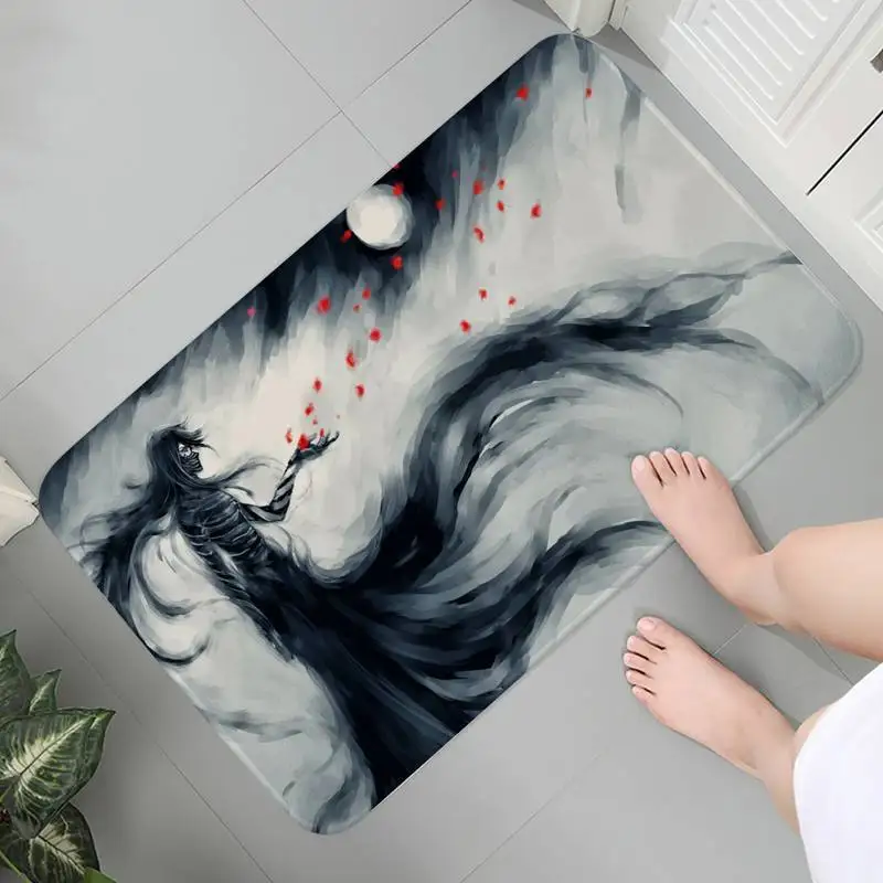 

Entrance Kitchen Carpet Flannel Washable Rug Doormat Hallway Mats Coffee table Bleach Anime Mat bedside Bath Mats Prayer Rug
