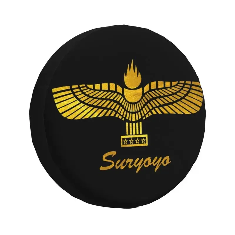 Чехол на запасное колесо с флагом Арамейского Suryoyo для прицепа Jeep Pajero 4x4 защита