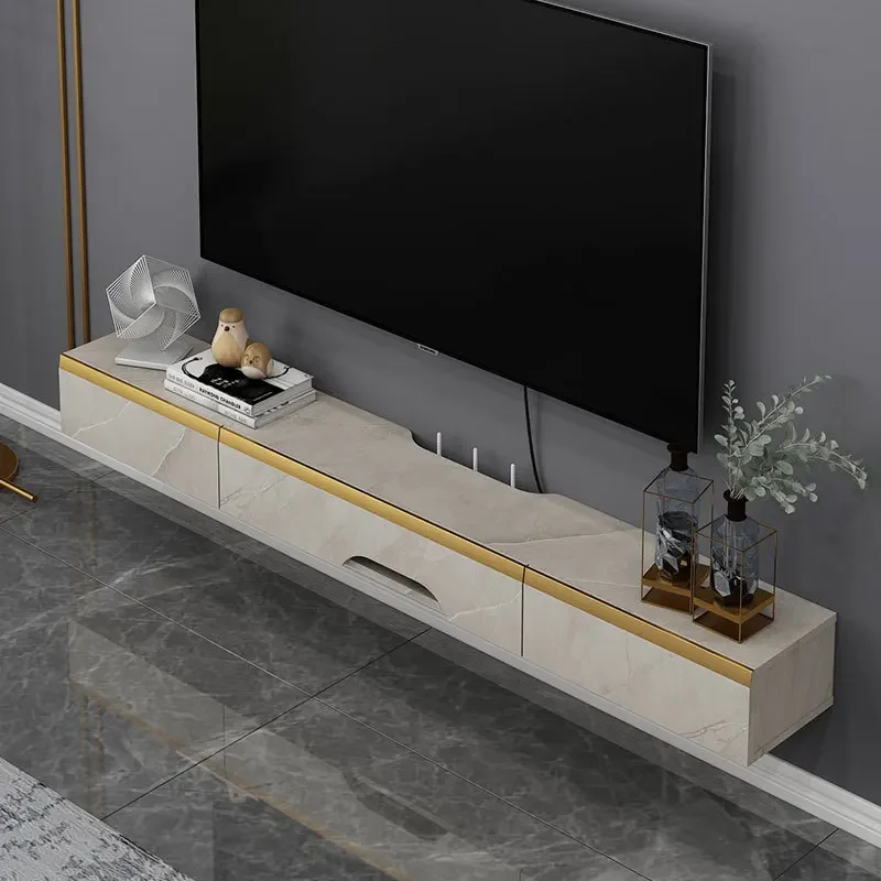 

Fashion Living Room TV Cabinet Luxury Shelves Wall Hanging TV Floor Table Modern Style Meuble TV Bois Salon Furniture MQ50DS
