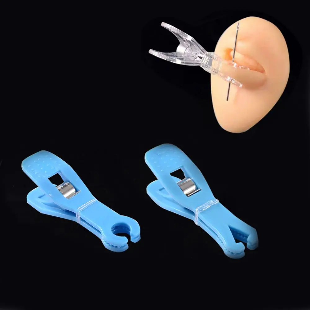 

Disposable Sterile Body Piercing Needles Clamp Open Plastic Hemostatic Forceps Plier Tattoo Tool for Ear Lip Piercing Clip