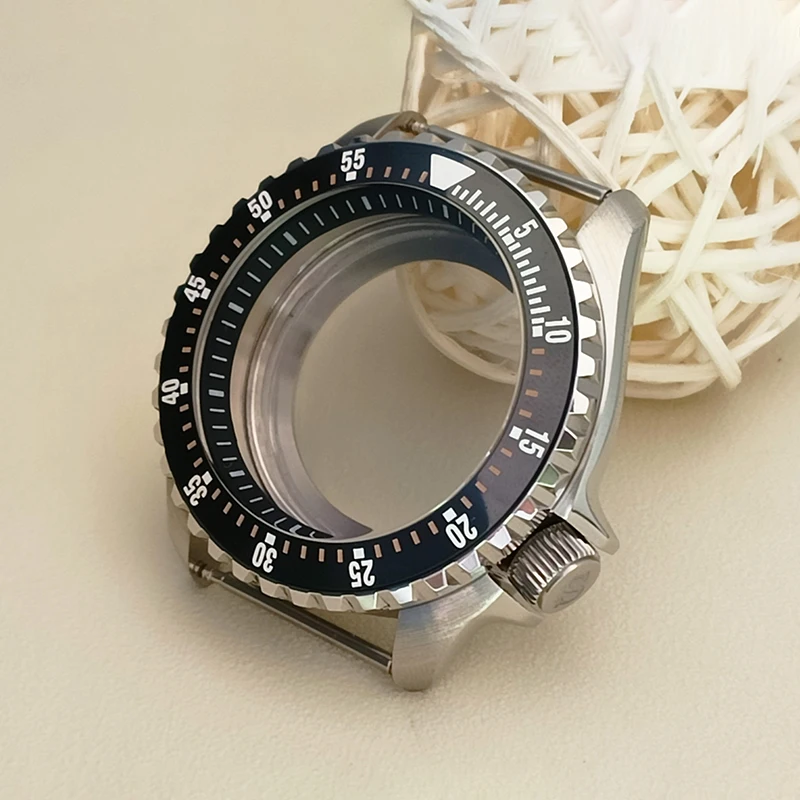 Mod Seiko NH35 Case Dome Sapphire Crystal Glass Fits SKX007 SRPD NH35 NH36 Movement Transparent Back Cover Men Dive Watch Cases