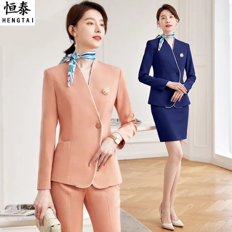 Деловая одежда женский костюм маленький официальная распродажа рабочая для