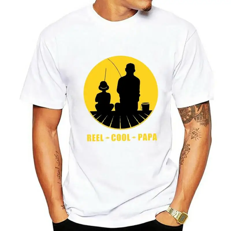 

Крутая футболка Reel PaPa, крутая рубашка для рыбалки, подарок на день отца, рубашка papa, рубашка на День отца, подарок для папы 30c18
