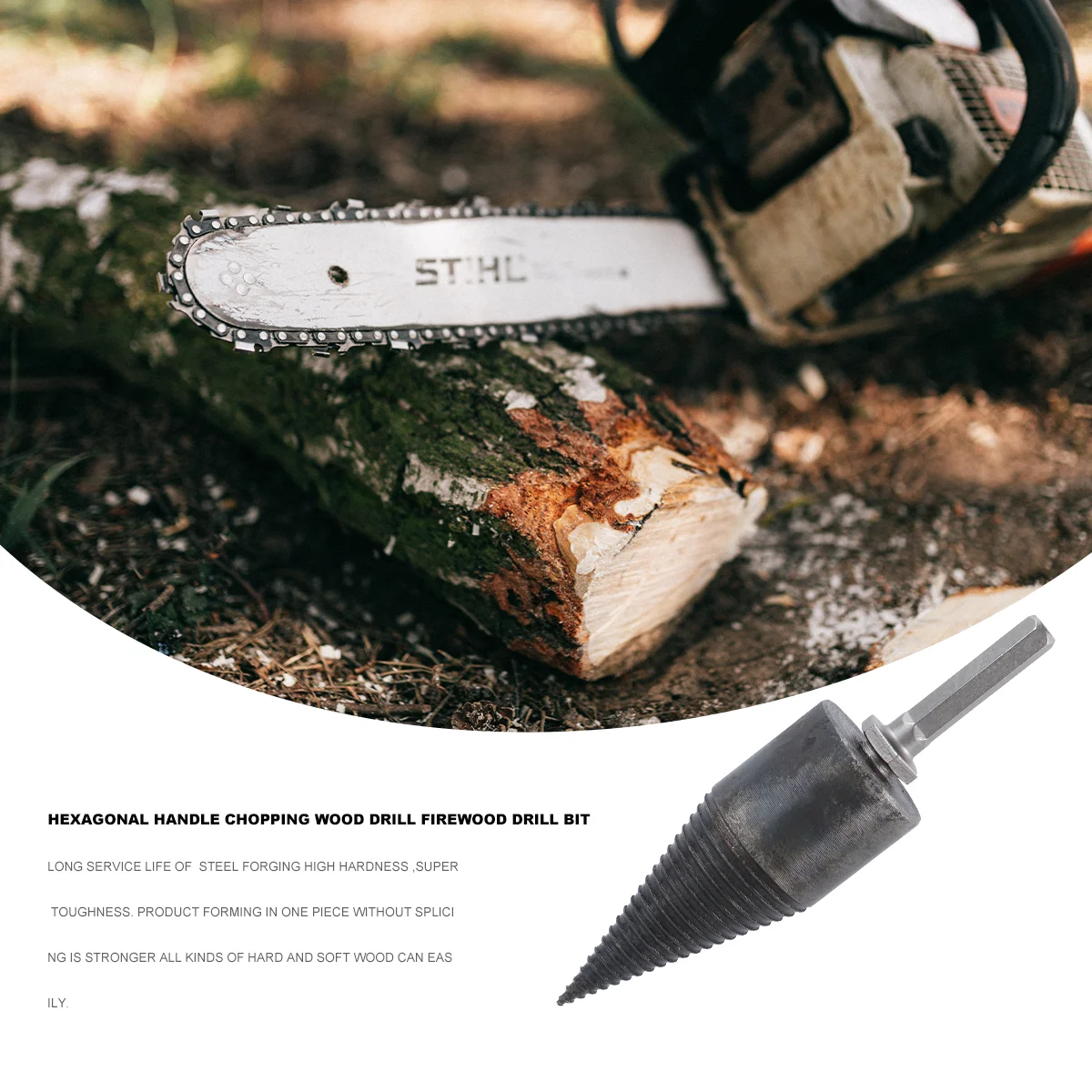 32-мм винт ручной дровокол дрель инструмент для протирания электрический молоток