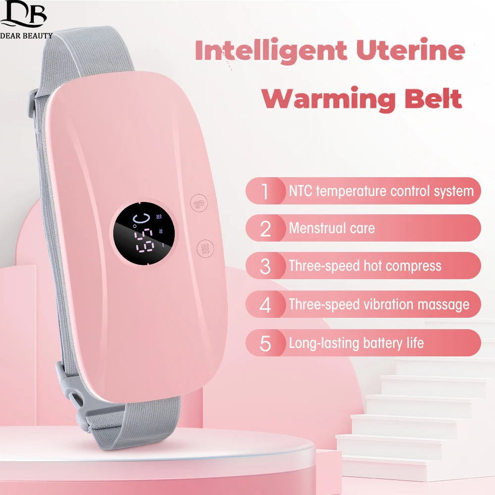 Электрический массажер для живота 3 передачи Вибрирующая греющая подушка