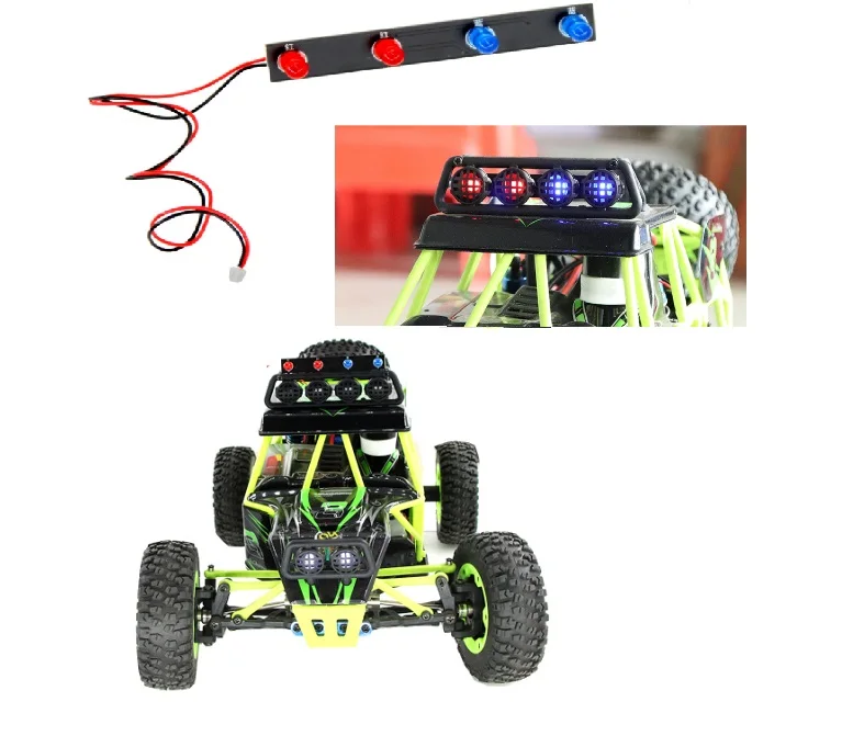 

LED Flashing Bright Light Kit 4 lights for wltoys 12428 1/12 R/C truck