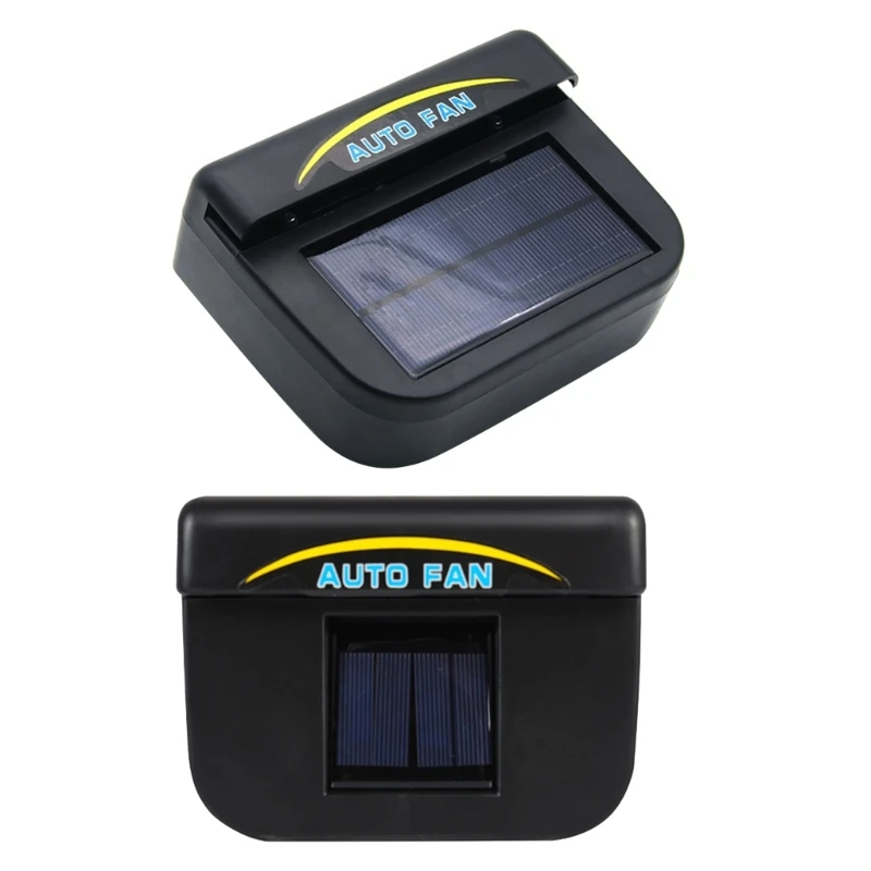 X6HF Удобный солнечный автомобильный вентилятор Солнечный Легкий ABS
