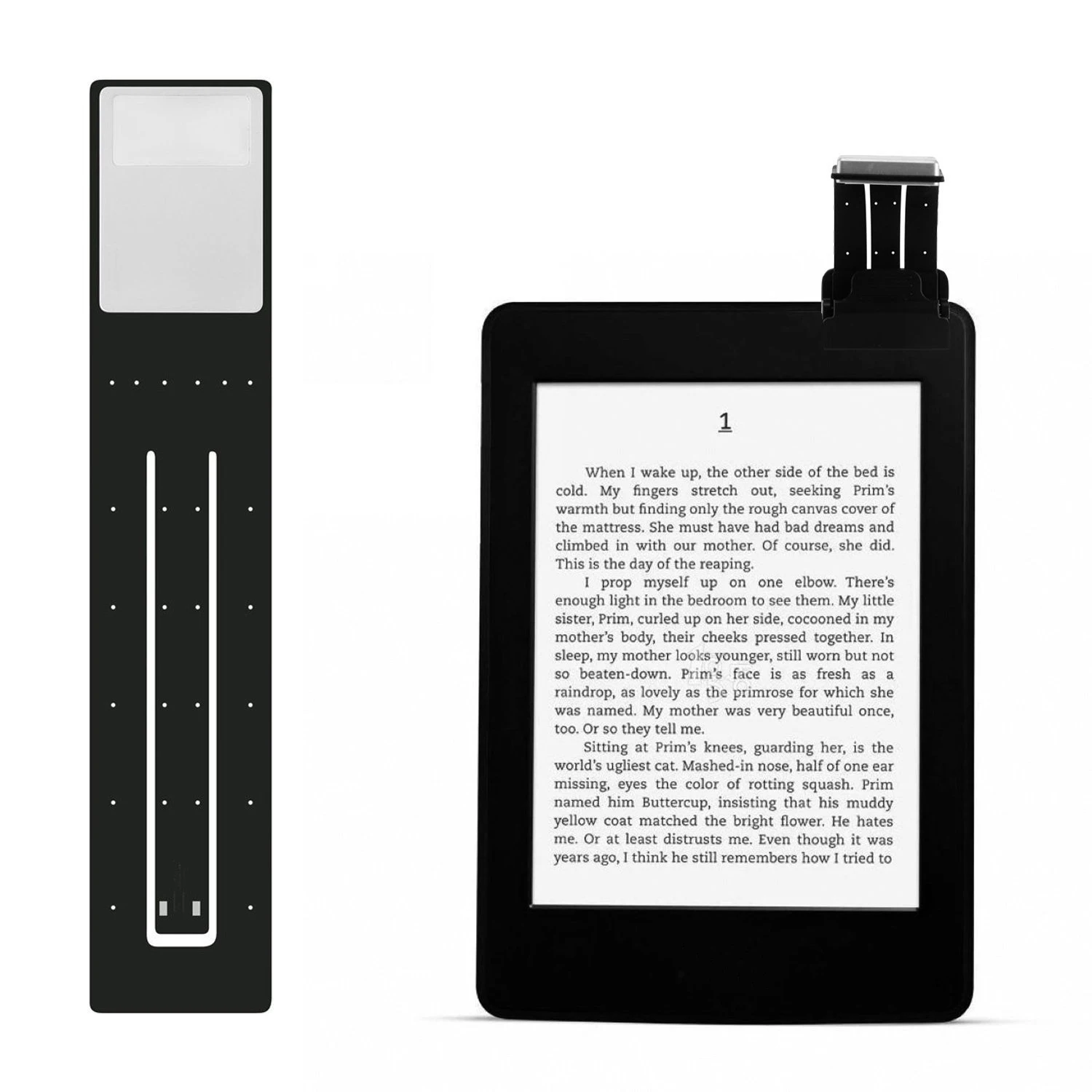 Book Light LED Clip Reading Lamp USB Rechargeable Tough Switch 4 Levels Adjustable Brightness Flexible Multifunctional &amp
