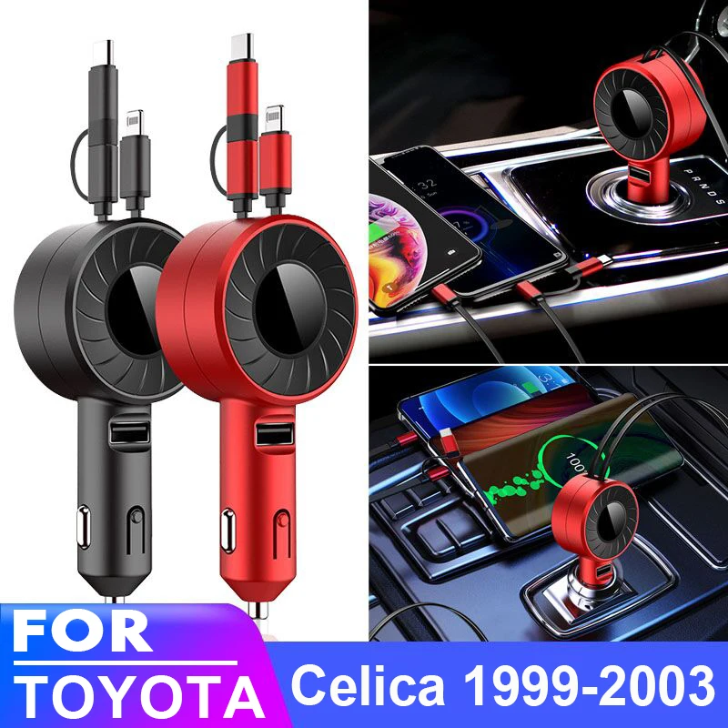 

USB Type C Car Charger for iPhone Android HUAWEI HONOR Xiaomi POCO Redmi Samsung Galaxy Realme UMIDIGI Doogee for TOYOTA Celica