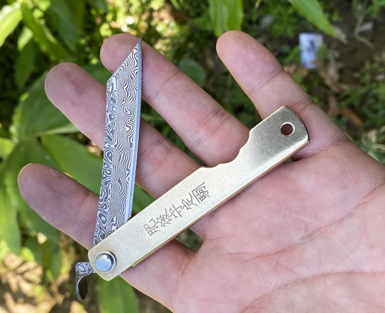 Higonokami VG10 японский дамасский складной нож с лезвием тактический военный