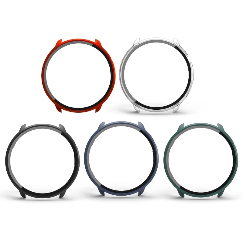 

Tempered Glass Film +Case Screen Protector Full Coverage Cover Hard PC Anti-scratch Frame ShellsWatch Housing For Lite 2