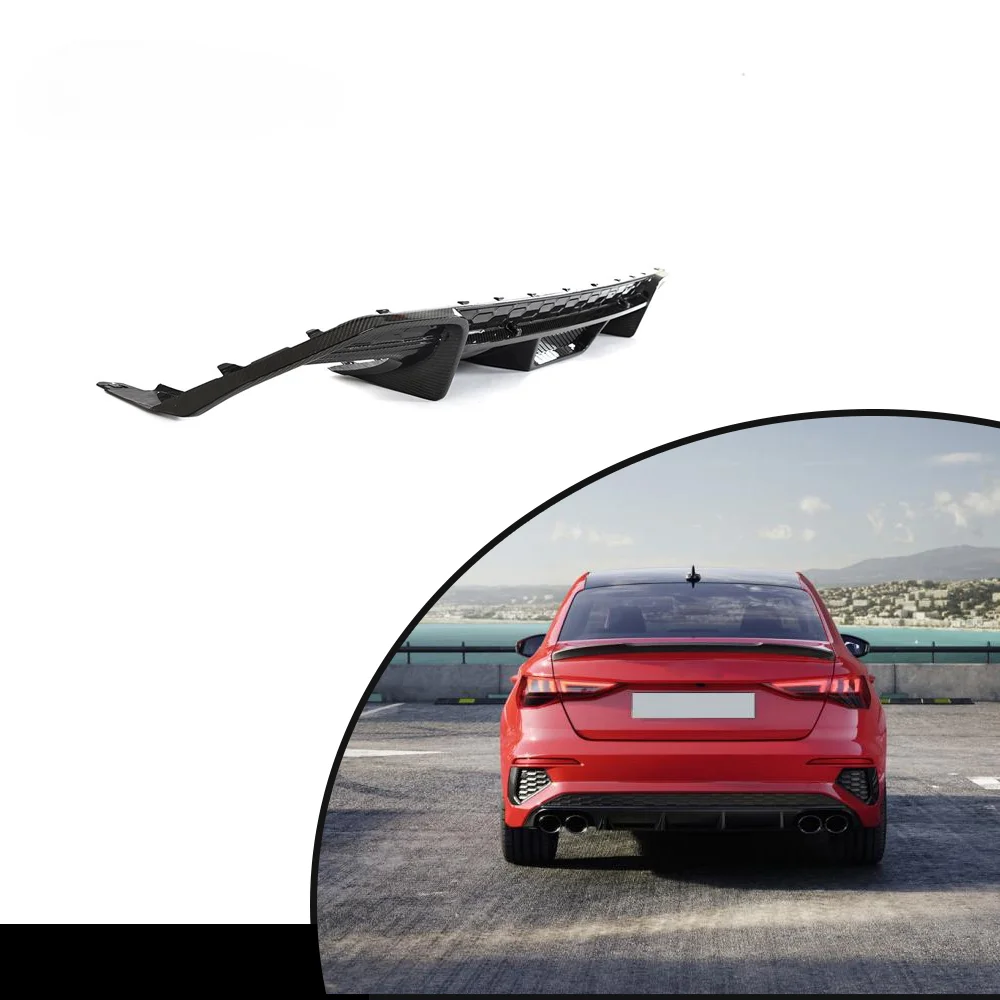 

Заводской OEM углеродный волоконный задний диффузор из углеродного волокна для Audi S3 2021-2022