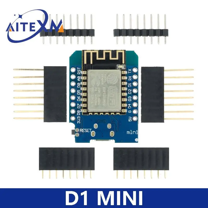 D1 Mini V4.0.0 / S2 мини плата для разработки Wi-Fi ESP8266 CH340G CH340 ESP-12F MINI WIFI IOT MicroPython Nodemcu Arduino |